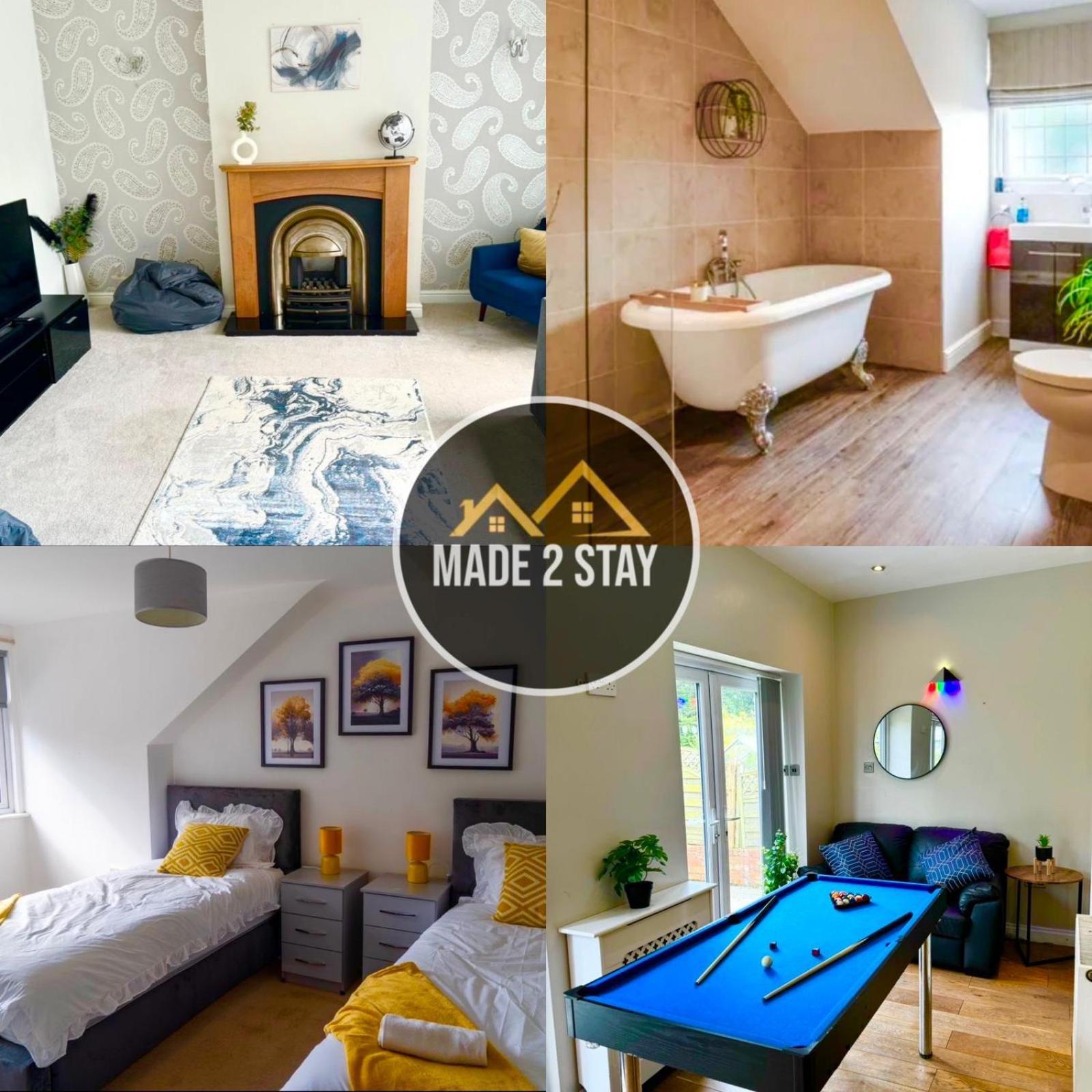Spacious 15 Guest Home With 9 Beds In Shirley Solihull Eksteriør bilde